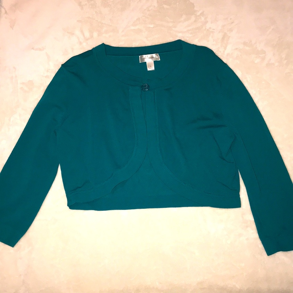 Dressbarn teal woman’s sweater